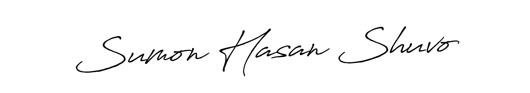 Similarly Antro_Vectra_Bolder is the best handwritten signature design. Signature creator online .You can use it as an online autograph creator for name Sumon Hasan Shuvo. Sumon Hasan Shuvo signature style 7 images and pictures png