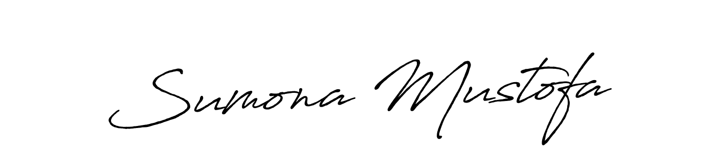 Make a short Sumona Mustofa signature style. Manage your documents anywhere anytime using Antro_Vectra_Bolder. Create and add eSignatures, submit forms, share and send files easily. Sumona Mustofa signature style 7 images and pictures png