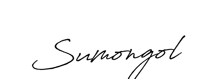 if you are searching for the best signature style for your name Sumongol. so please give up your signature search. here we have designed multiple signature styles  using Antro_Vectra_Bolder. Sumongol signature style 7 images and pictures png