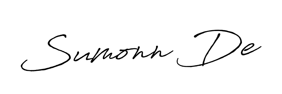 Once you've used our free online signature maker to create your best signature Antro_Vectra_Bolder style, it's time to enjoy all of the benefits that Sumonn De name signing documents. Sumonn De signature style 7 images and pictures png