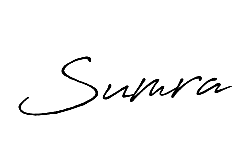 How to make Sumra signature? Antro_Vectra_Bolder is a professional autograph style. Create handwritten signature for Sumra name. Sumra signature style 7 images and pictures png