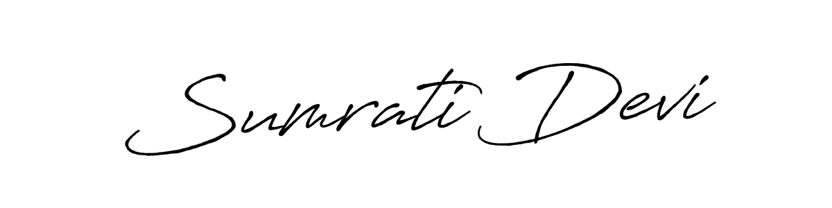 It looks lik you need a new signature style for name Sumrati Devi. Design unique handwritten (Antro_Vectra_Bolder) signature with our free signature maker in just a few clicks. Sumrati Devi signature style 7 images and pictures png