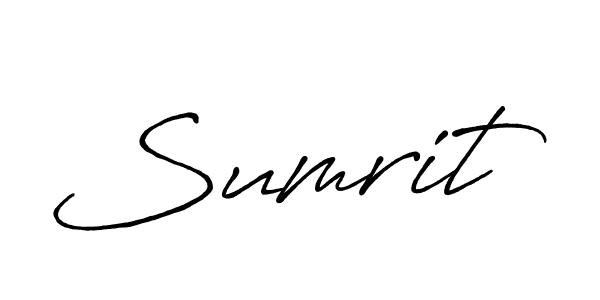 It looks lik you need a new signature style for name Sumrit. Design unique handwritten (Antro_Vectra_Bolder) signature with our free signature maker in just a few clicks. Sumrit signature style 7 images and pictures png