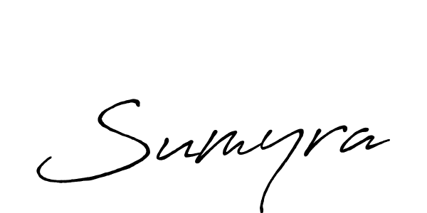 It looks lik you need a new signature style for name Sumyra. Design unique handwritten (Antro_Vectra_Bolder) signature with our free signature maker in just a few clicks. Sumyra signature style 7 images and pictures png