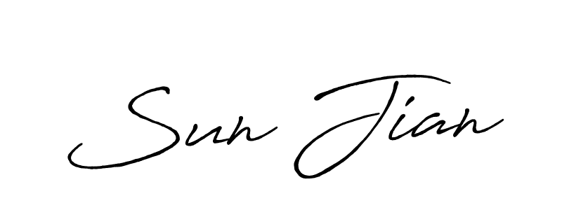 Once you've used our free online signature maker to create your best signature Antro_Vectra_Bolder style, it's time to enjoy all of the benefits that Sun Jian name signing documents. Sun Jian signature style 7 images and pictures png