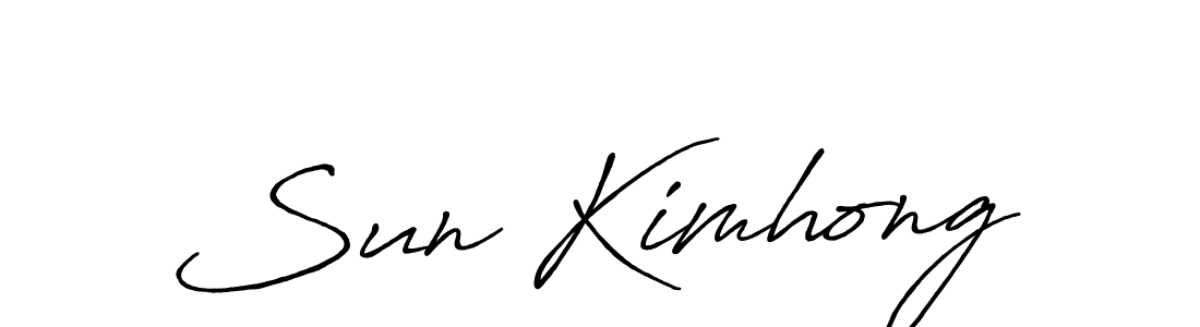 Make a beautiful signature design for name Sun Kimhong. Use this online signature maker to create a handwritten signature for free. Sun Kimhong signature style 7 images and pictures png