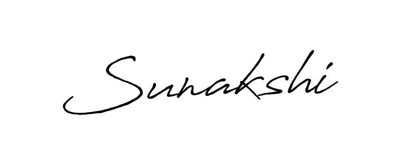 Use a signature maker to create a handwritten signature online. With this signature software, you can design (Antro_Vectra_Bolder) your own signature for name Sunakshi. Sunakshi signature style 7 images and pictures png