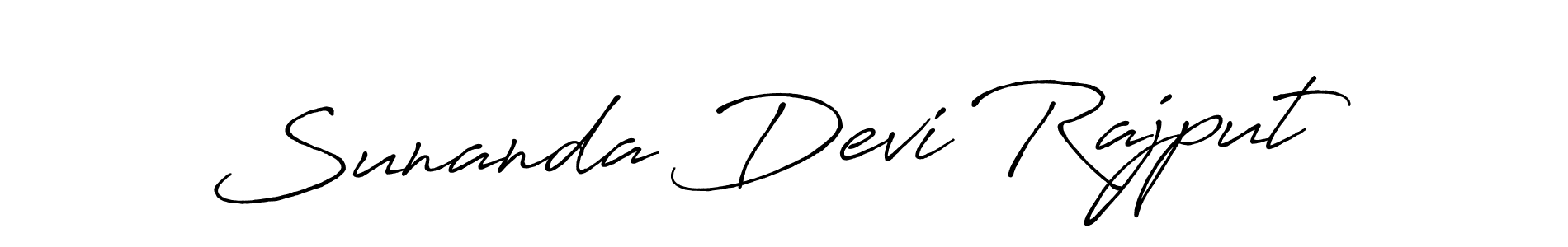 Sunanda Devi Rajput stylish signature style. Best Handwritten Sign (Antro_Vectra_Bolder) for my name. Handwritten Signature Collection Ideas for my name Sunanda Devi Rajput. Sunanda Devi Rajput signature style 7 images and pictures png