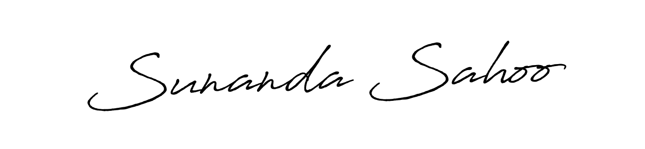 if you are searching for the best signature style for your name Sunanda Sahoo. so please give up your signature search. here we have designed multiple signature styles  using Antro_Vectra_Bolder. Sunanda Sahoo signature style 7 images and pictures png