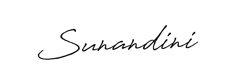 You should practise on your own different ways (Antro_Vectra_Bolder) to write your name (Sunandini) in signature. don't let someone else do it for you. Sunandini signature style 7 images and pictures png