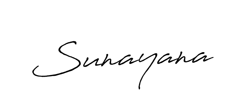 Also we have Sunayana name is the best signature style. Create professional handwritten signature collection using Antro_Vectra_Bolder autograph style. Sunayana signature style 7 images and pictures png