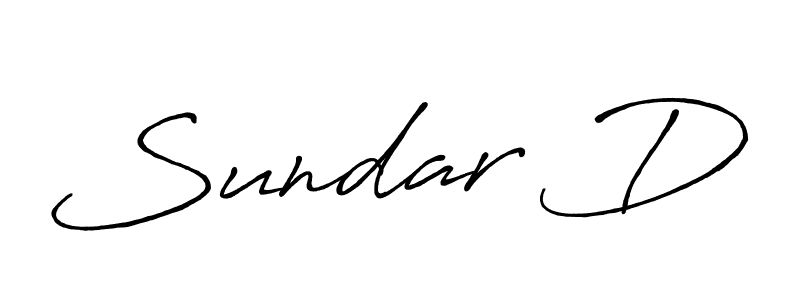 Also You can easily find your signature by using the search form. We will create Sundar D name handwritten signature images for you free of cost using Antro_Vectra_Bolder sign style. Sundar D signature style 7 images and pictures png