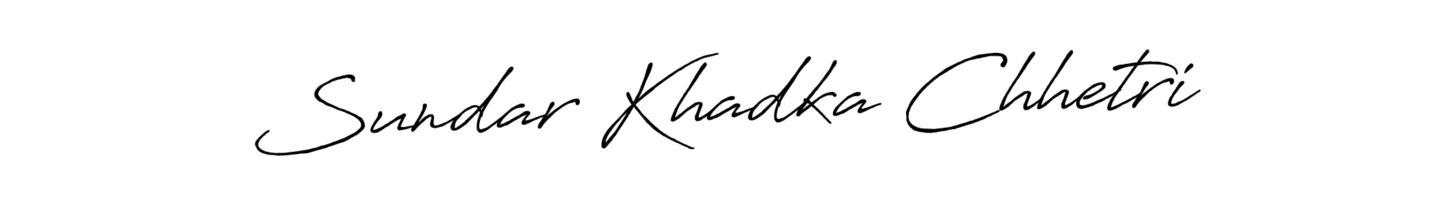 How to Draw Sundar Khadka Chhetri signature style? Antro_Vectra_Bolder is a latest design signature styles for name Sundar Khadka Chhetri. Sundar Khadka Chhetri signature style 7 images and pictures png