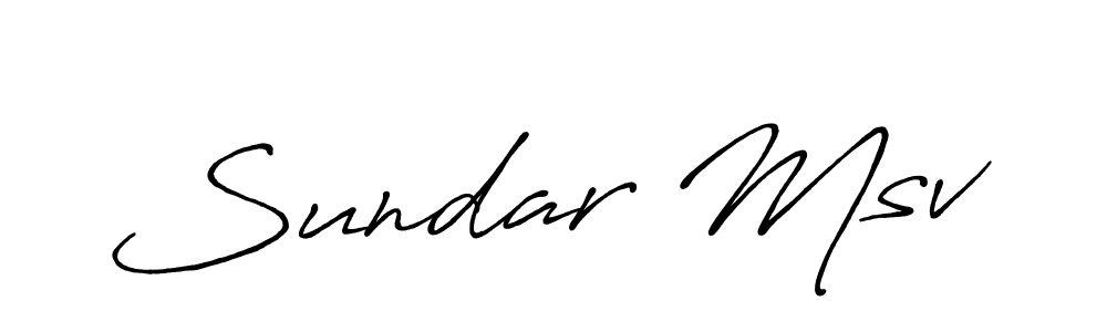 Make a beautiful signature design for name Sundar Msv. Use this online signature maker to create a handwritten signature for free. Sundar Msv signature style 7 images and pictures png