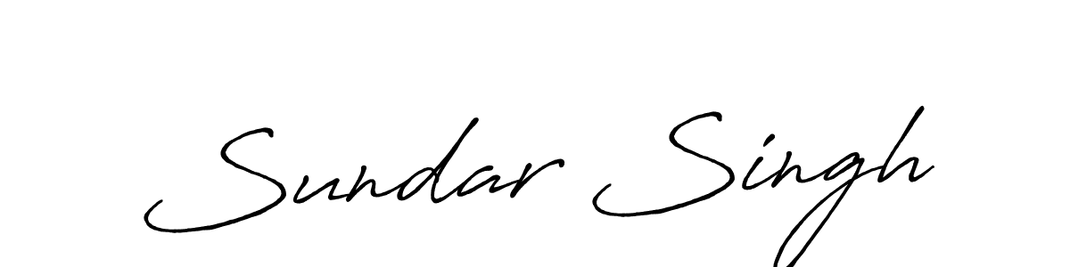 You should practise on your own different ways (Antro_Vectra_Bolder) to write your name (Sundar Singh) in signature. don't let someone else do it for you. Sundar Singh signature style 7 images and pictures png
