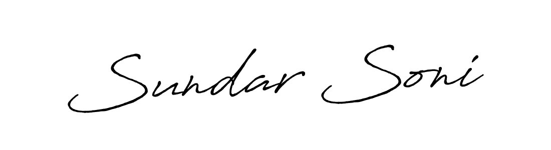 Similarly Antro_Vectra_Bolder is the best handwritten signature design. Signature creator online .You can use it as an online autograph creator for name Sundar Soni. Sundar Soni signature style 7 images and pictures png