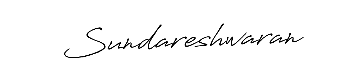 Create a beautiful signature design for name Sundareshwaran. With this signature (Antro_Vectra_Bolder) fonts, you can make a handwritten signature for free. Sundareshwaran signature style 7 images and pictures png