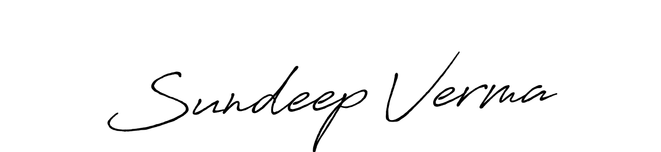 Make a short Sundeep Verma signature style. Manage your documents anywhere anytime using Antro_Vectra_Bolder. Create and add eSignatures, submit forms, share and send files easily. Sundeep Verma signature style 7 images and pictures png