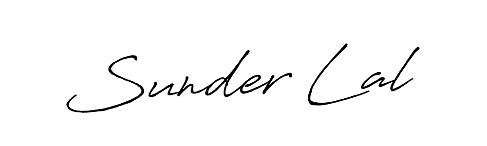 Antro_Vectra_Bolder is a professional signature style that is perfect for those who want to add a touch of class to their signature. It is also a great choice for those who want to make their signature more unique. Get Sunder Lal name to fancy signature for free. Sunder Lal signature style 7 images and pictures png