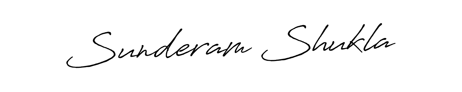 It looks lik you need a new signature style for name Sunderam Shukla. Design unique handwritten (Antro_Vectra_Bolder) signature with our free signature maker in just a few clicks. Sunderam Shukla signature style 7 images and pictures png