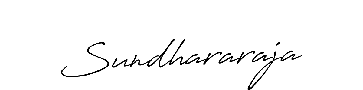 Make a beautiful signature design for name Sundhararaja. With this signature (Antro_Vectra_Bolder) style, you can create a handwritten signature for free. Sundhararaja signature style 7 images and pictures png