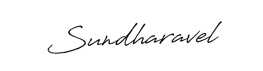 Sundharavel stylish signature style. Best Handwritten Sign (Antro_Vectra_Bolder) for my name. Handwritten Signature Collection Ideas for my name Sundharavel. Sundharavel signature style 7 images and pictures png