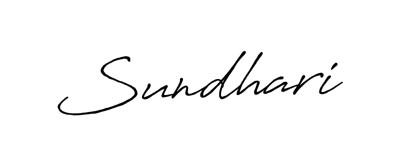 Make a beautiful signature design for name Sundhari. With this signature (Antro_Vectra_Bolder) style, you can create a handwritten signature for free. Sundhari signature style 7 images and pictures png