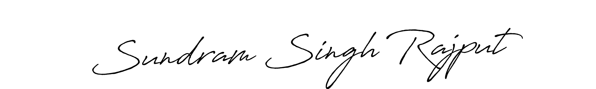 How to make Sundram Singh Rajput signature? Antro_Vectra_Bolder is a professional autograph style. Create handwritten signature for Sundram Singh Rajput name. Sundram Singh Rajput signature style 7 images and pictures png