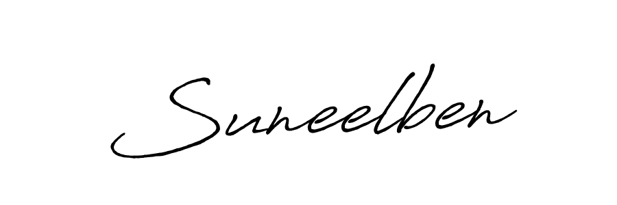 Antro_Vectra_Bolder is a professional signature style that is perfect for those who want to add a touch of class to their signature. It is also a great choice for those who want to make their signature more unique. Get Suneelben name to fancy signature for free. Suneelben signature style 7 images and pictures png