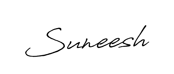 It looks lik you need a new signature style for name Suneesh. Design unique handwritten (Antro_Vectra_Bolder) signature with our free signature maker in just a few clicks. Suneesh signature style 7 images and pictures png