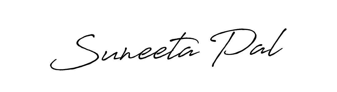 Suneeta Pal stylish signature style. Best Handwritten Sign (Antro_Vectra_Bolder) for my name. Handwritten Signature Collection Ideas for my name Suneeta Pal. Suneeta Pal signature style 7 images and pictures png