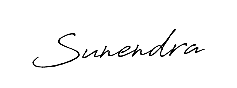 Use a signature maker to create a handwritten signature online. With this signature software, you can design (Antro_Vectra_Bolder) your own signature for name Sunendra. Sunendra signature style 7 images and pictures png