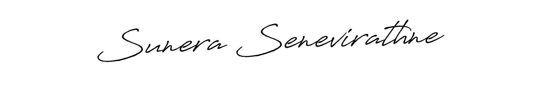 Also we have Sunera Senevirathne name is the best signature style. Create professional handwritten signature collection using Antro_Vectra_Bolder autograph style. Sunera Senevirathne signature style 7 images and pictures png