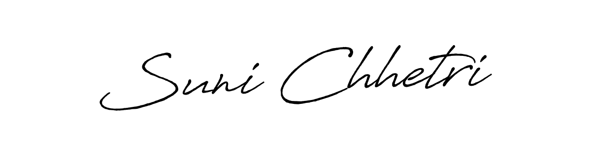 You should practise on your own different ways (Antro_Vectra_Bolder) to write your name (Suni Chhetri) in signature. don't let someone else do it for you. Suni Chhetri signature style 7 images and pictures png