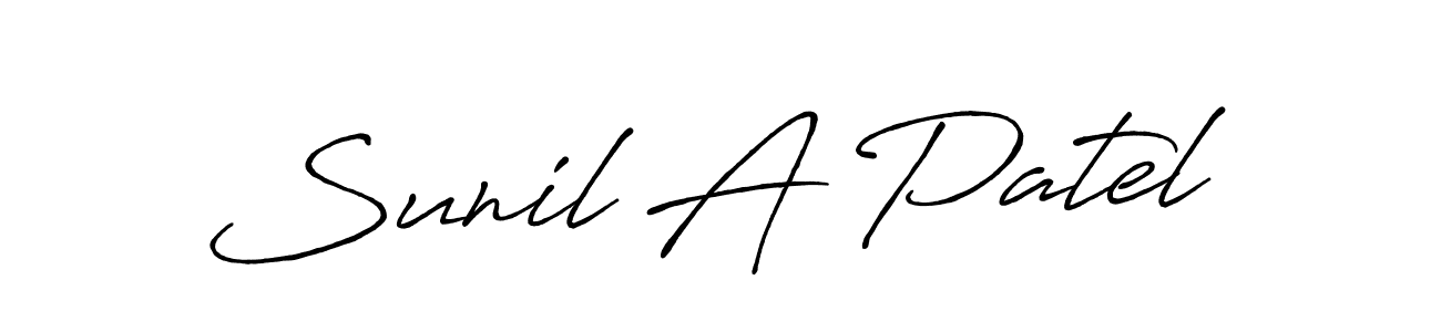 The best way (Antro_Vectra_Bolder) to make a short signature is to pick only two or three words in your name. The name Sunil A Patel include a total of six letters. For converting this name. Sunil A Patel signature style 7 images and pictures png