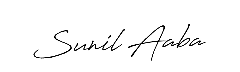 You should practise on your own different ways (Antro_Vectra_Bolder) to write your name (Sunil Aaba) in signature. don't let someone else do it for you. Sunil Aaba signature style 7 images and pictures png