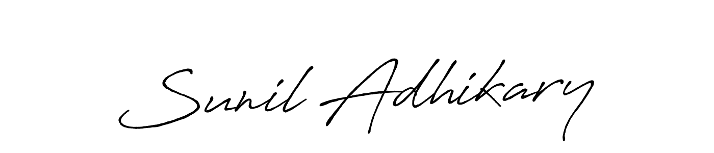 Also You can easily find your signature by using the search form. We will create Sunil Adhikary name handwritten signature images for you free of cost using Antro_Vectra_Bolder sign style. Sunil Adhikary signature style 7 images and pictures png
