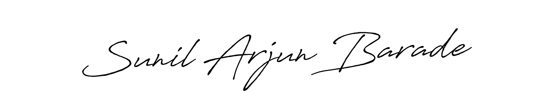 How to make Sunil Arjun Barade signature? Antro_Vectra_Bolder is a professional autograph style. Create handwritten signature for Sunil Arjun Barade name. Sunil Arjun Barade signature style 7 images and pictures png