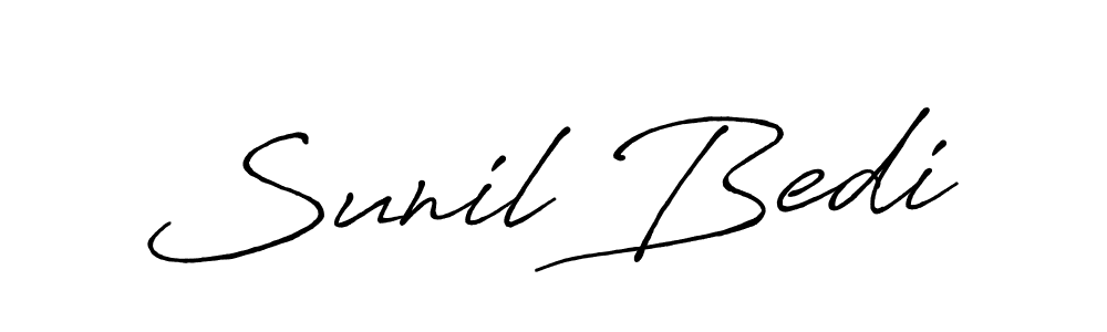 Antro_Vectra_Bolder is a professional signature style that is perfect for those who want to add a touch of class to their signature. It is also a great choice for those who want to make their signature more unique. Get Sunil Bedi name to fancy signature for free. Sunil Bedi signature style 7 images and pictures png