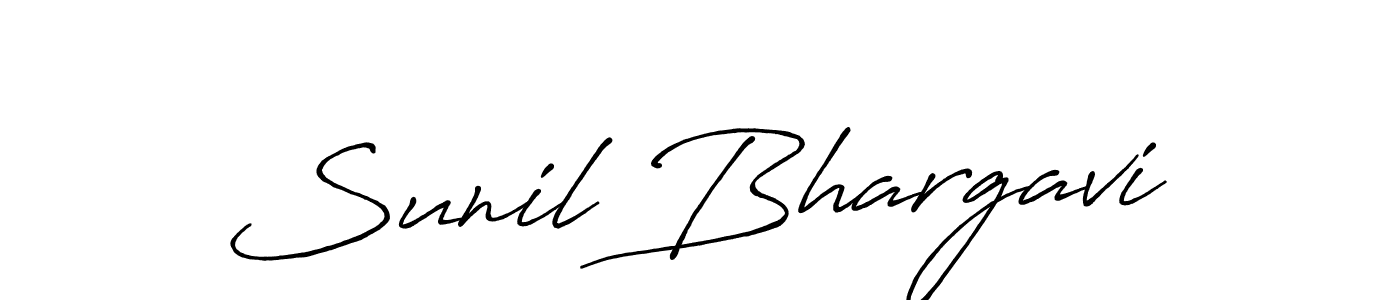 You should practise on your own different ways (Antro_Vectra_Bolder) to write your name (Sunil Bhargavi) in signature. don't let someone else do it for you. Sunil Bhargavi signature style 7 images and pictures png