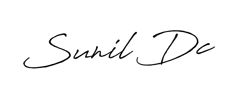 The best way (Antro_Vectra_Bolder) to make a short signature is to pick only two or three words in your name. The name Sunil Dc include a total of six letters. For converting this name. Sunil Dc signature style 7 images and pictures png