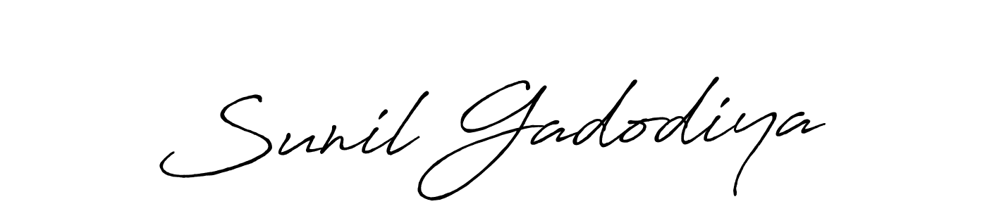 Make a beautiful signature design for name Sunil Gadodiya. Use this online signature maker to create a handwritten signature for free. Sunil Gadodiya signature style 7 images and pictures png