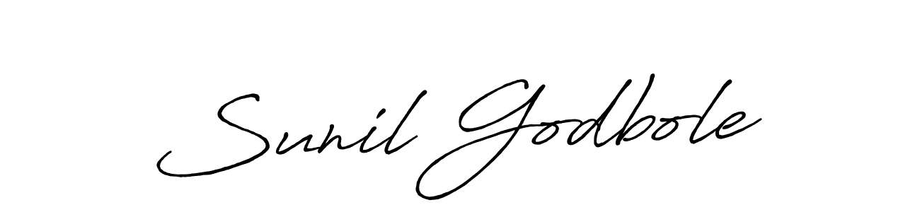 Make a beautiful signature design for name Sunil Godbole. With this signature (Antro_Vectra_Bolder) style, you can create a handwritten signature for free. Sunil Godbole signature style 7 images and pictures png