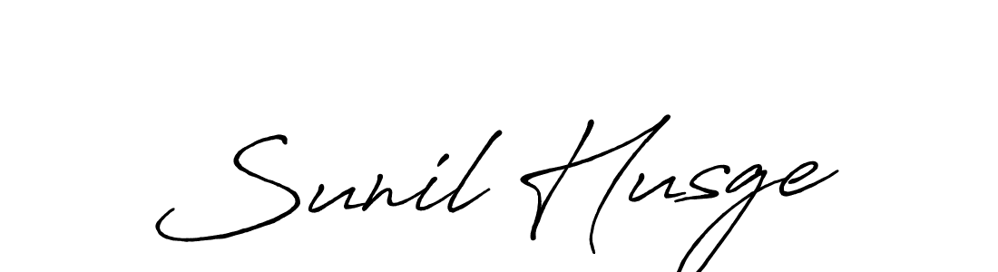 How to Draw Sunil Husge signature style? Antro_Vectra_Bolder is a latest design signature styles for name Sunil Husge. Sunil Husge signature style 7 images and pictures png