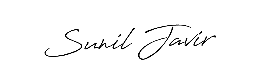 It looks lik you need a new signature style for name Sunil Javir. Design unique handwritten (Antro_Vectra_Bolder) signature with our free signature maker in just a few clicks. Sunil Javir signature style 7 images and pictures png