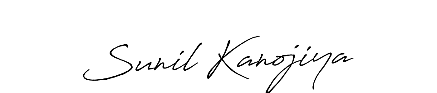 It looks lik you need a new signature style for name Sunil Kanojiya. Design unique handwritten (Antro_Vectra_Bolder) signature with our free signature maker in just a few clicks. Sunil Kanojiya signature style 7 images and pictures png