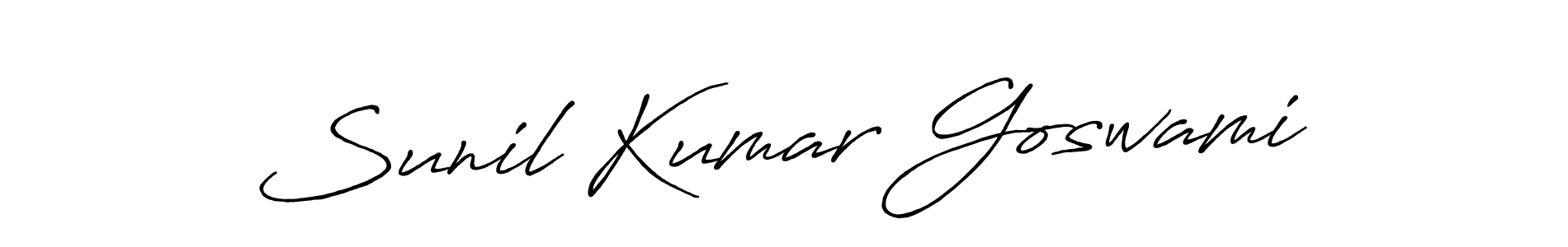 How to make Sunil Kumar Goswami signature? Antro_Vectra_Bolder is a professional autograph style. Create handwritten signature for Sunil Kumar Goswami name. Sunil Kumar Goswami signature style 7 images and pictures png