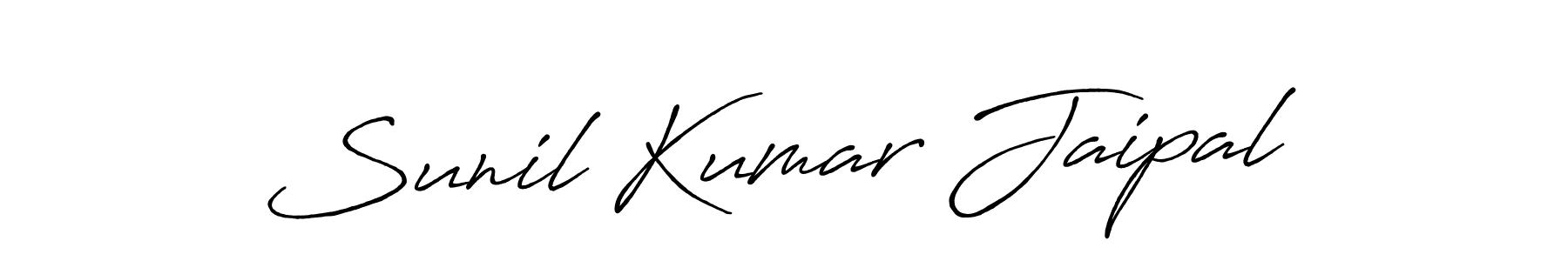 It looks lik you need a new signature style for name Sunil Kumar Jaipal. Design unique handwritten (Antro_Vectra_Bolder) signature with our free signature maker in just a few clicks. Sunil Kumar Jaipal signature style 7 images and pictures png