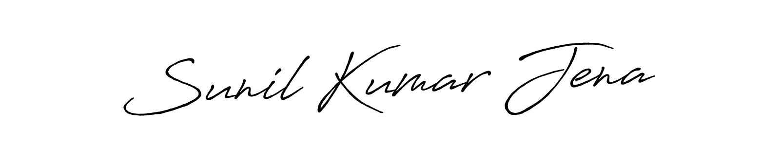 Also we have Sunil Kumar Jena name is the best signature style. Create professional handwritten signature collection using Antro_Vectra_Bolder autograph style. Sunil Kumar Jena signature style 7 images and pictures png