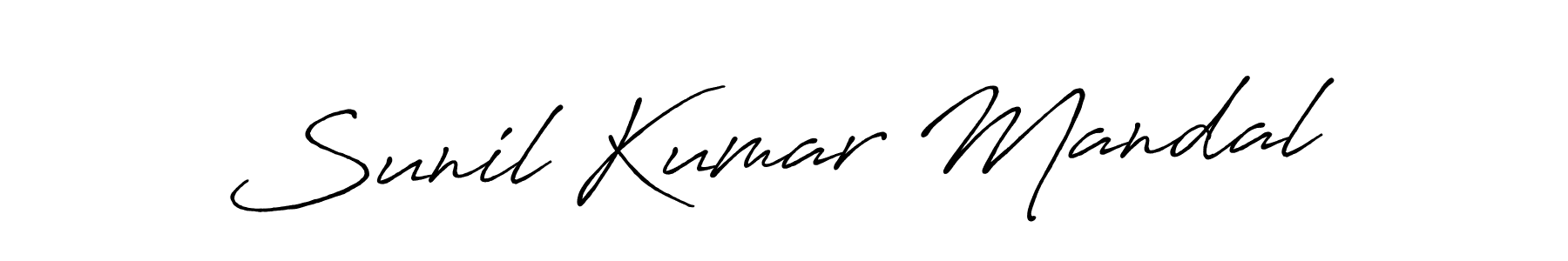 It looks lik you need a new signature style for name Sunil Kumar Mandal. Design unique handwritten (Antro_Vectra_Bolder) signature with our free signature maker in just a few clicks. Sunil Kumar Mandal signature style 7 images and pictures png